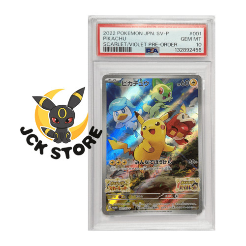 Pokemon pikachu promo - promo, psa10